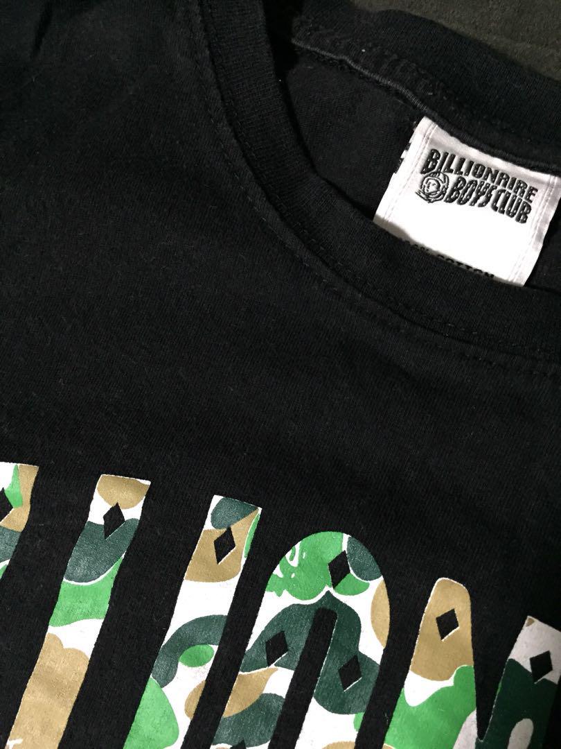 Billionaire boy club bbc x bape a bathing ape t shirt