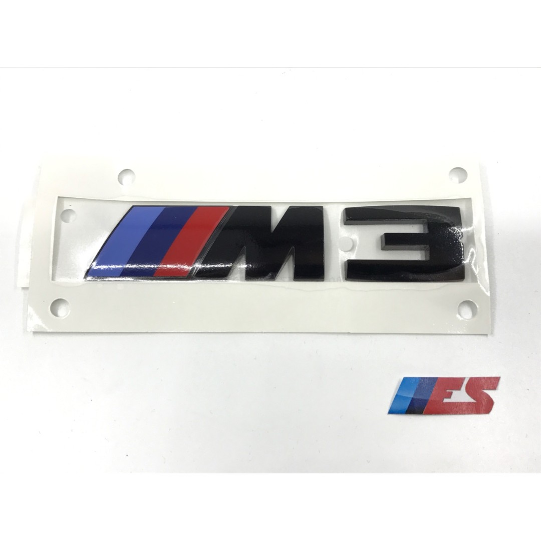 BMW M3 Emblem Competition Package (Black Badge), Car Accessories ...
