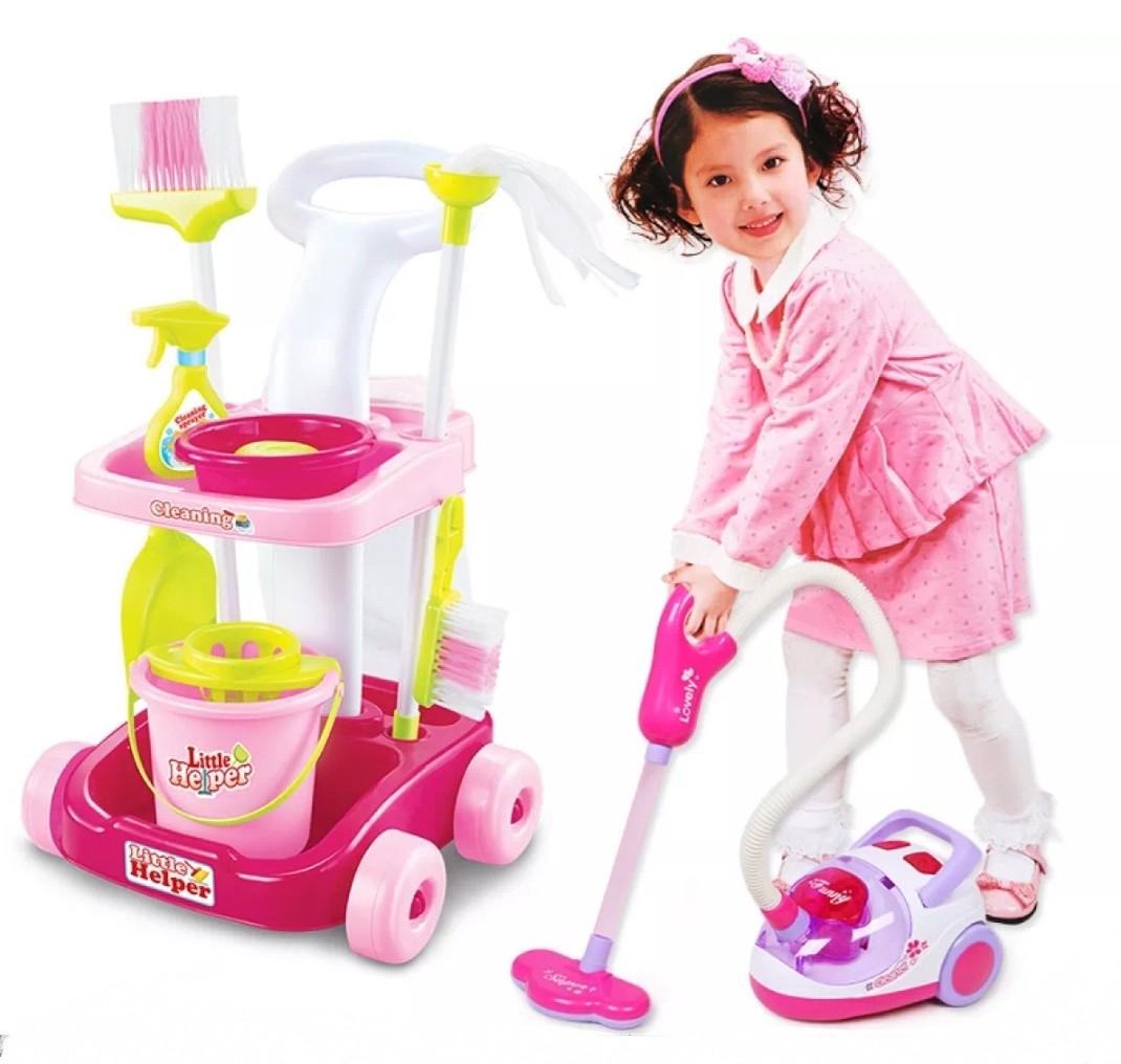 BN Little Helper Cleaning Home Housekeeping Tools + Bucket + Vacuum