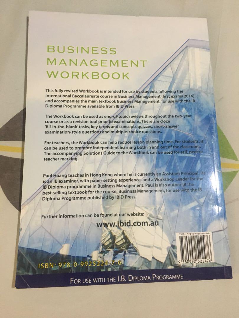 Business Management Workbook Paul Hoang 2nd Edition Buku Alat