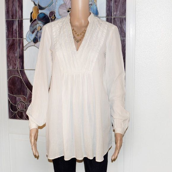 zara pleated blouse white