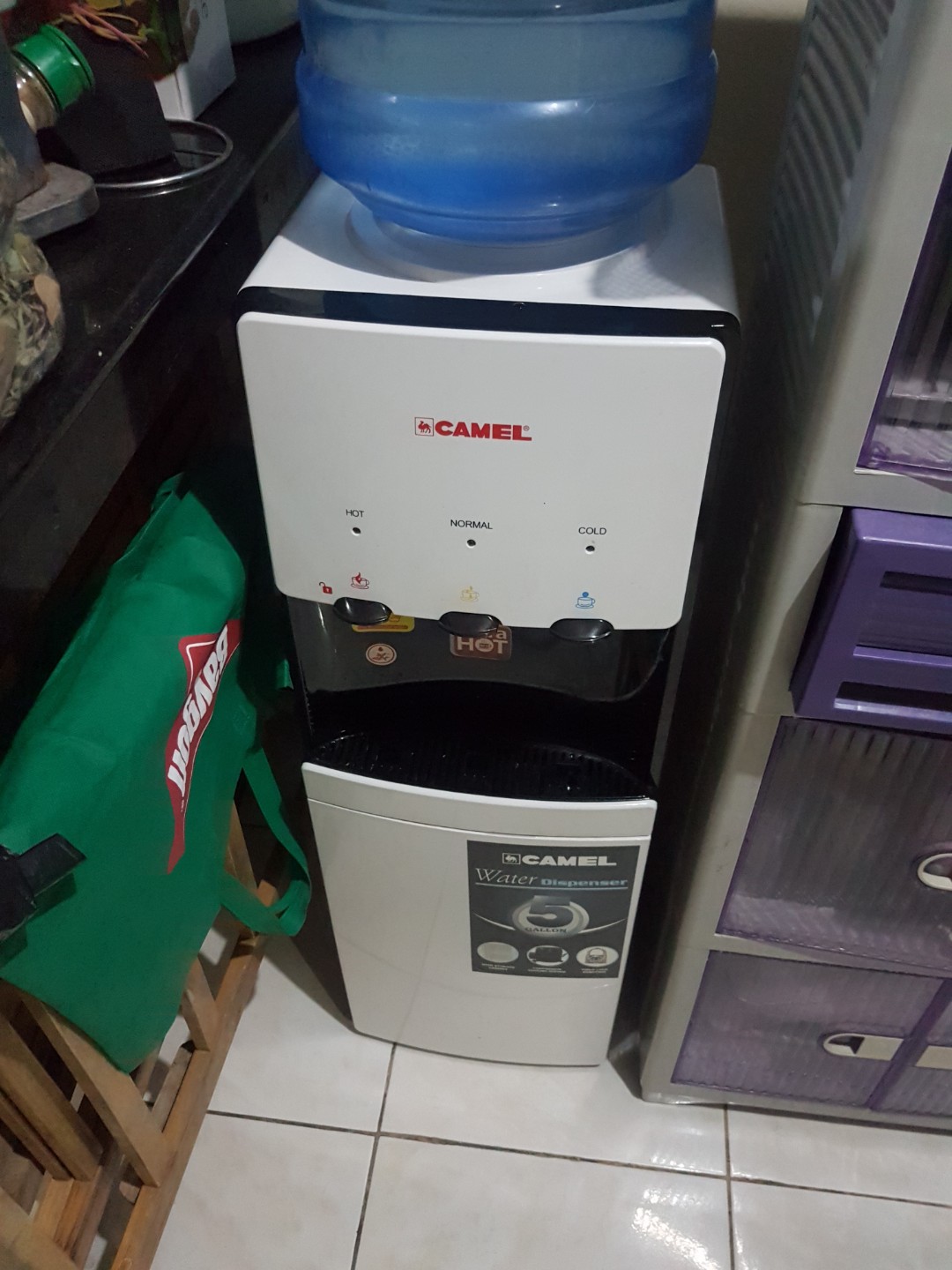 Camel hot and 2025 cold water dispenser