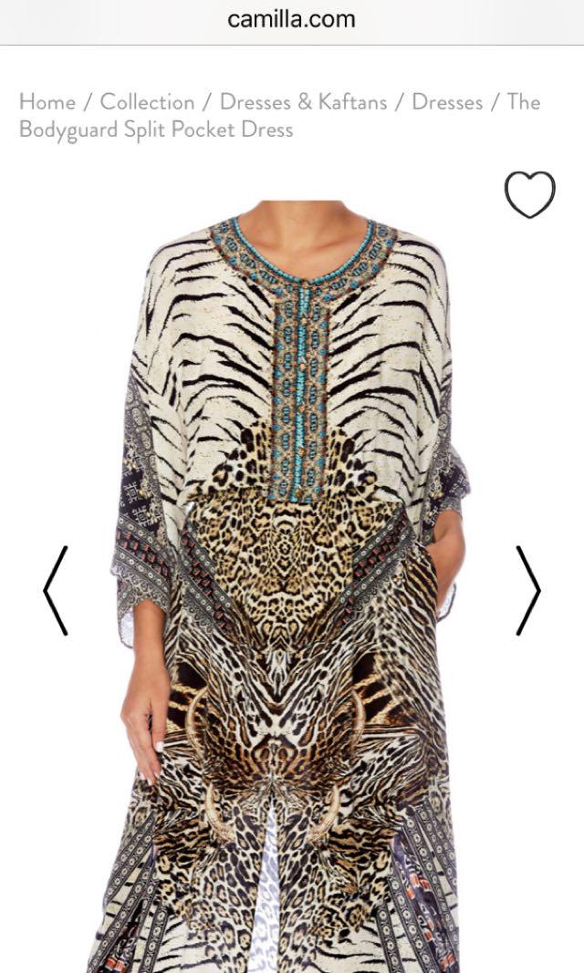 Camilla split pocket dress cheap