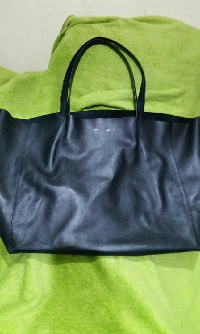 celine lambskin tote