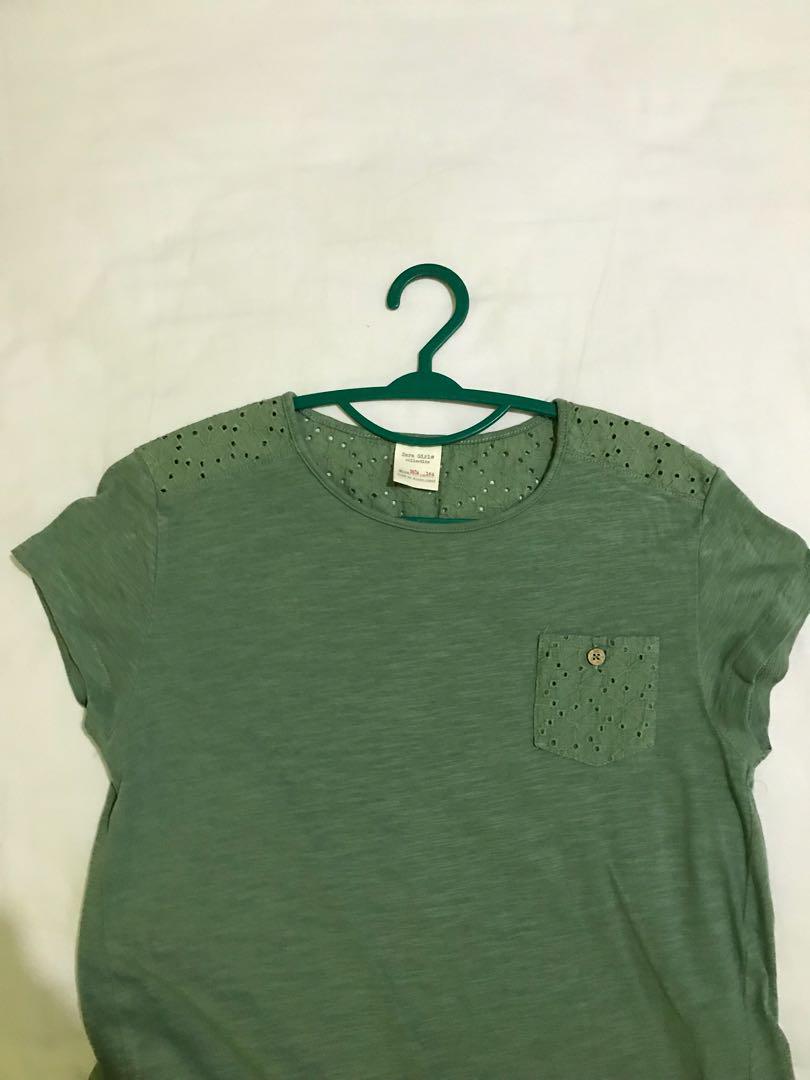 Dark Green T- Shirt / Kaos Hijau Tua 