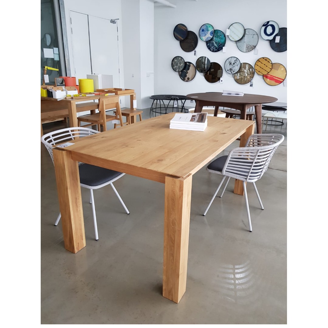 Ethnicraft oak shop slice dining table