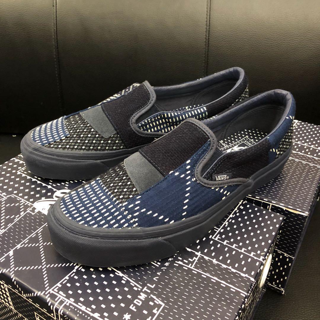 Fdmtl x store vans slip on