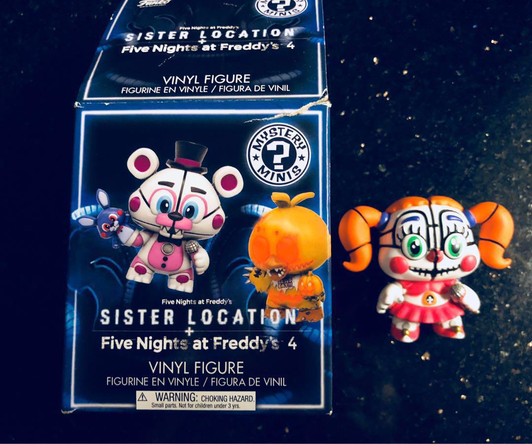 Five Nights At Freddy's: Sister Location Mystery Minis Blind Box Vinyl  Figure