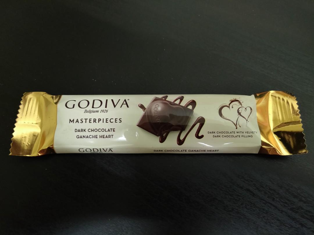 Godiva Belgium 1926 Dark Chocolate Ganache Heart (30g), Food & Drinks