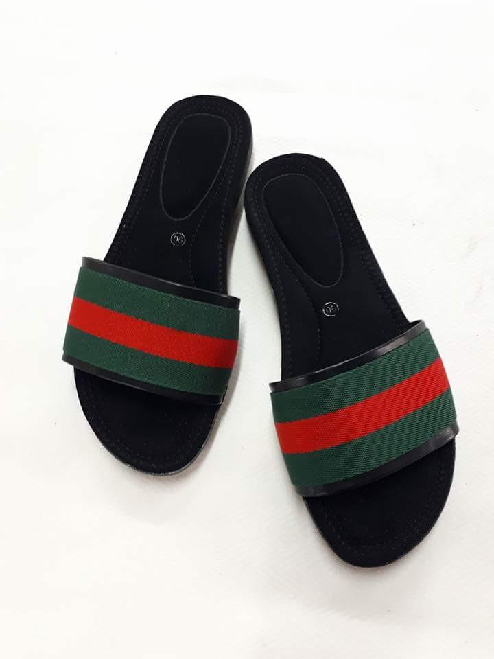 gucci inspired flip flops