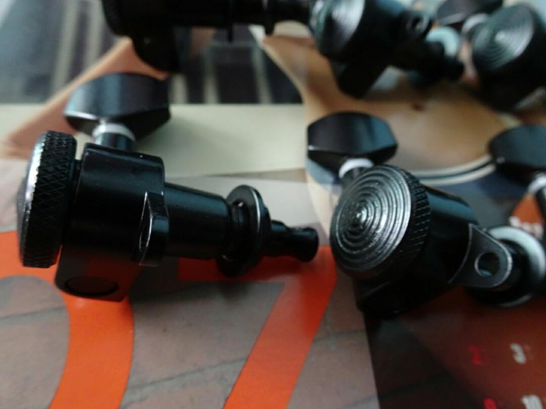 guitar locking machine head 6 r inline (Category: Musical Instruments) located in Quezon City. Submitted by gars69 (Listing ID 183486737, Image 2). Description: 09235486812 28 san pedro st frisco quezon city fits most strat and tele guitars and acoustic guitar with inline headstock.