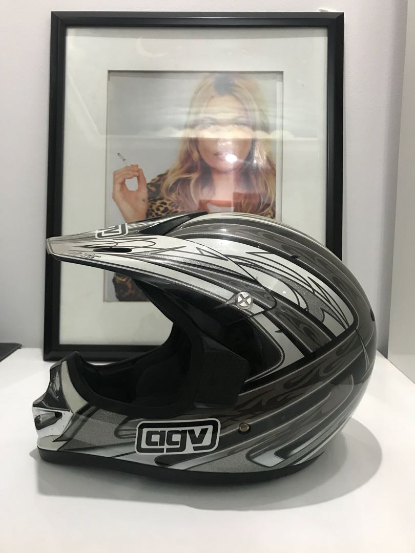 Helmet Pria AGV RC5-PRO Motocross size M, Aksesoris Mobil di Carousell