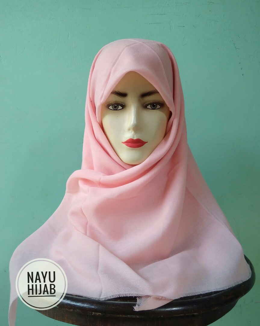 Hijab Jilbab Kerudung Segiempat Polos Rawis Ansania Umama Olshop