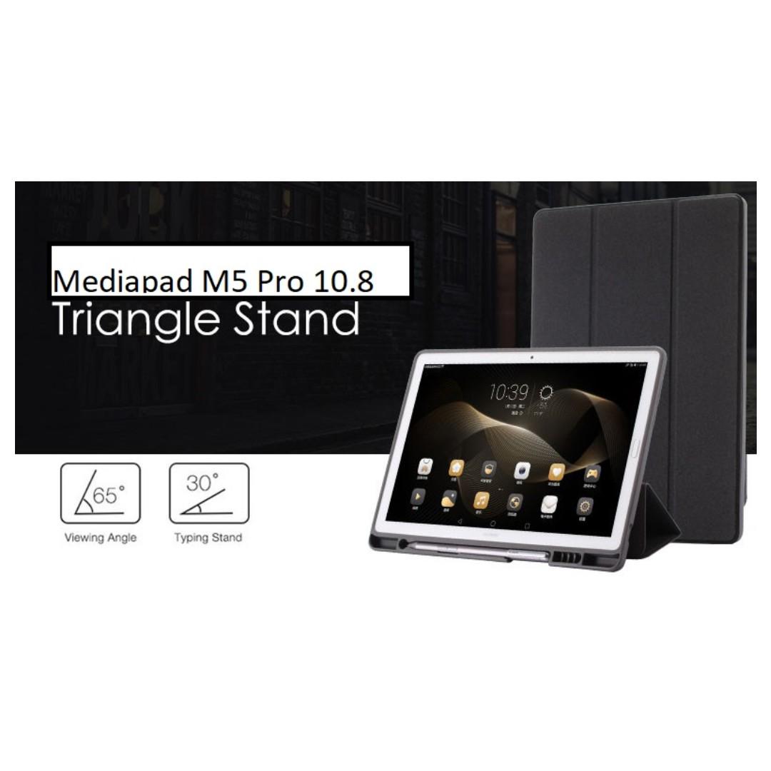 Huawei Mediapad M5 Pro 10 8 Smart Case With Mpen Slot Mobile Phones Tablets Mobile Tablet Accessories Cases Sleeves On Carousell