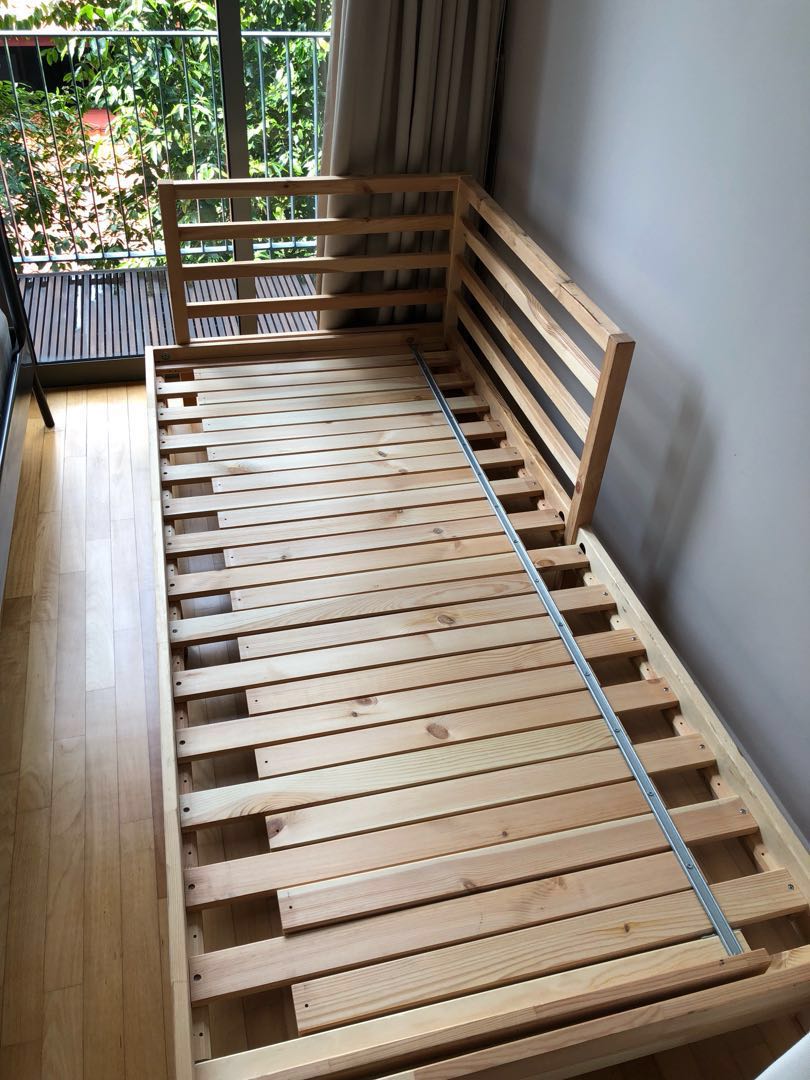 IKEA Day bed expands to double, Furniture & Home Living, Furniture, Bed