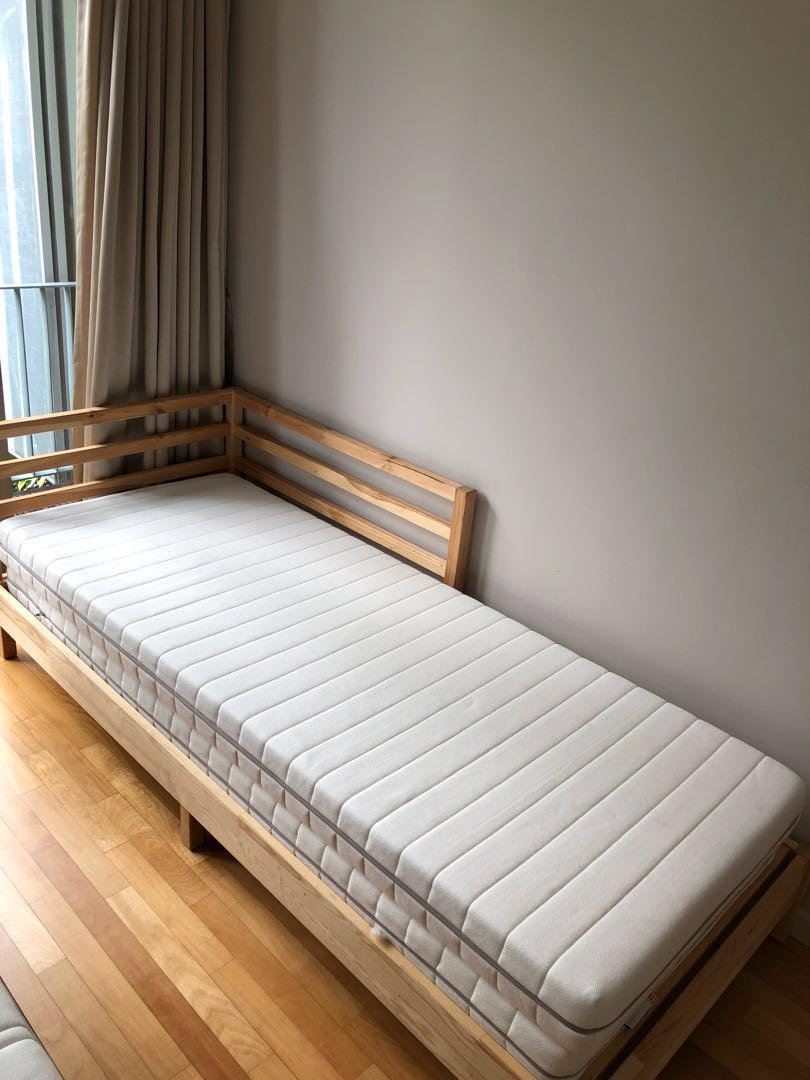 IKEA Day bed expands to double, Furniture & Home Living, Furniture, Bed