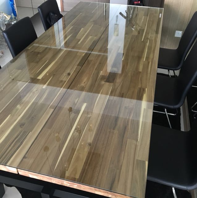 IKEA Glass table top, Furniture & Home Living, Furniture, Tables & Sets on Carousell