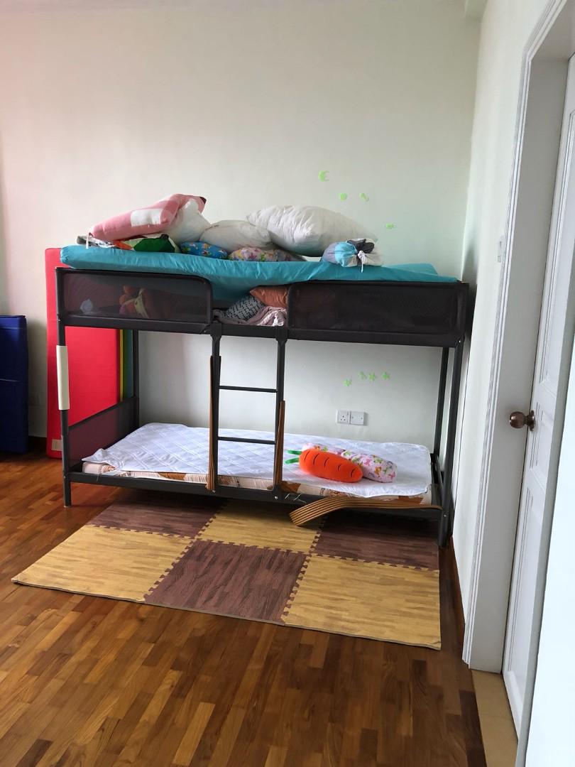IKEA TUFFING Bunk Bed, Furniture & Home Living, Furniture, Bed Frames