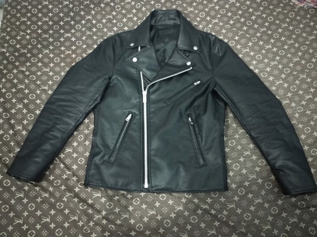 Jaket kulit uniqlo deals