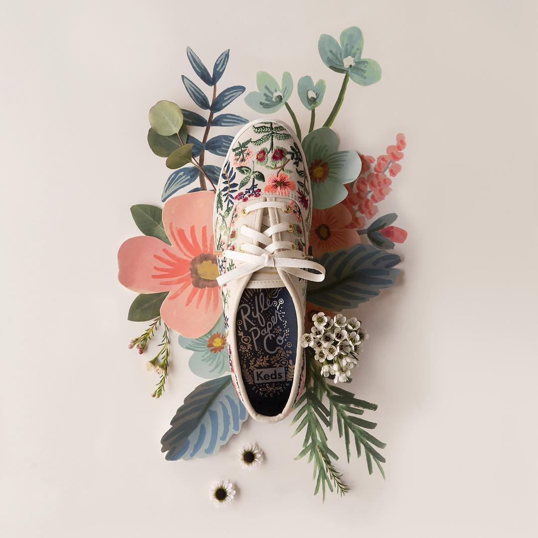 Keds embroidered herb garden store