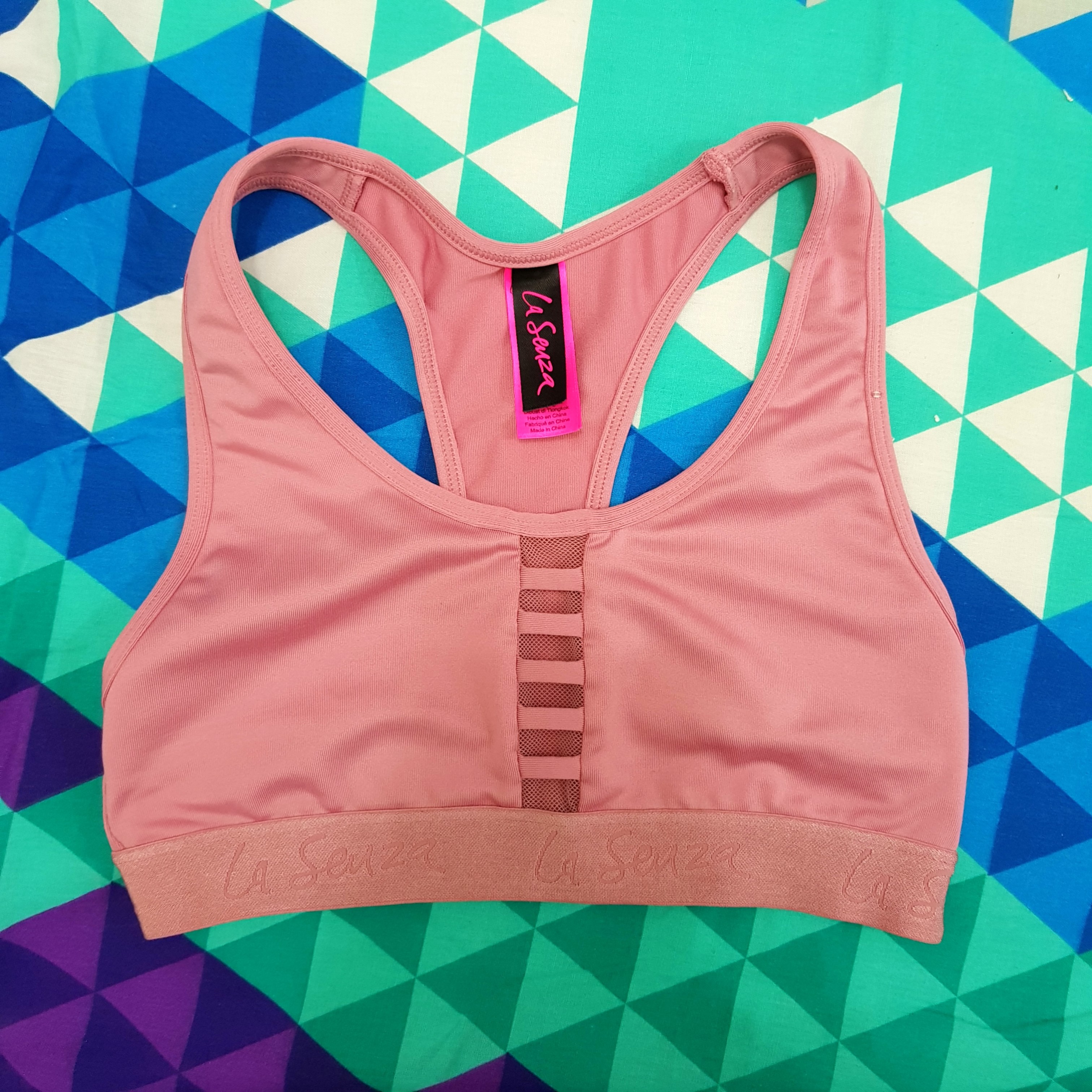 La Senza Mesh Netting Sports Bra Women S Fashion Clothes Tops On Carousell