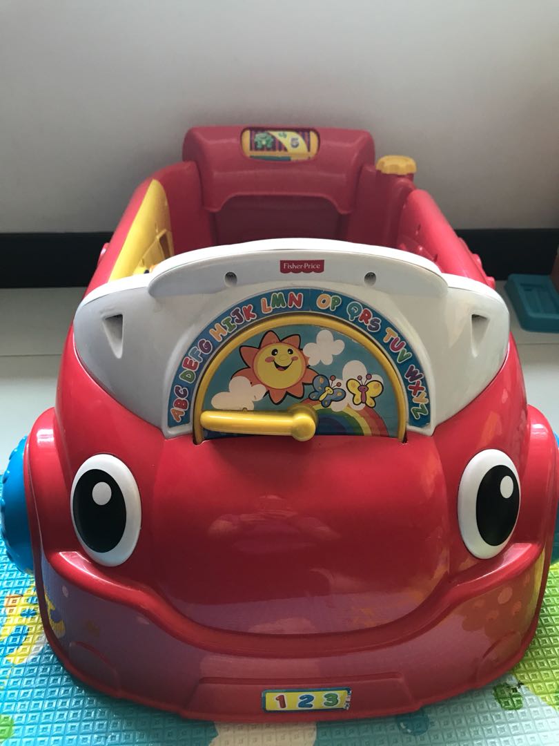 laugh and learn smart stages crawl around car