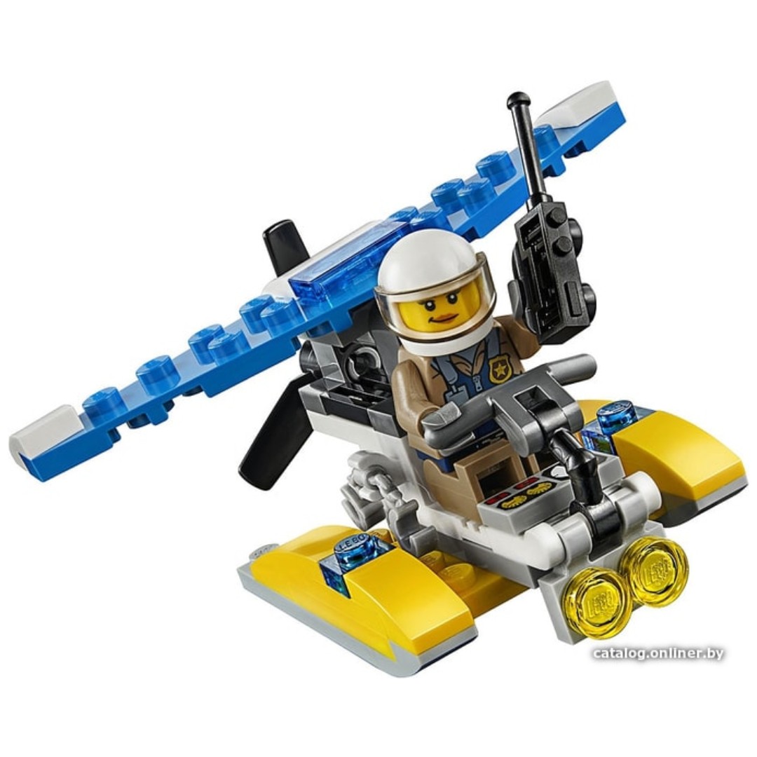 lego police water plane