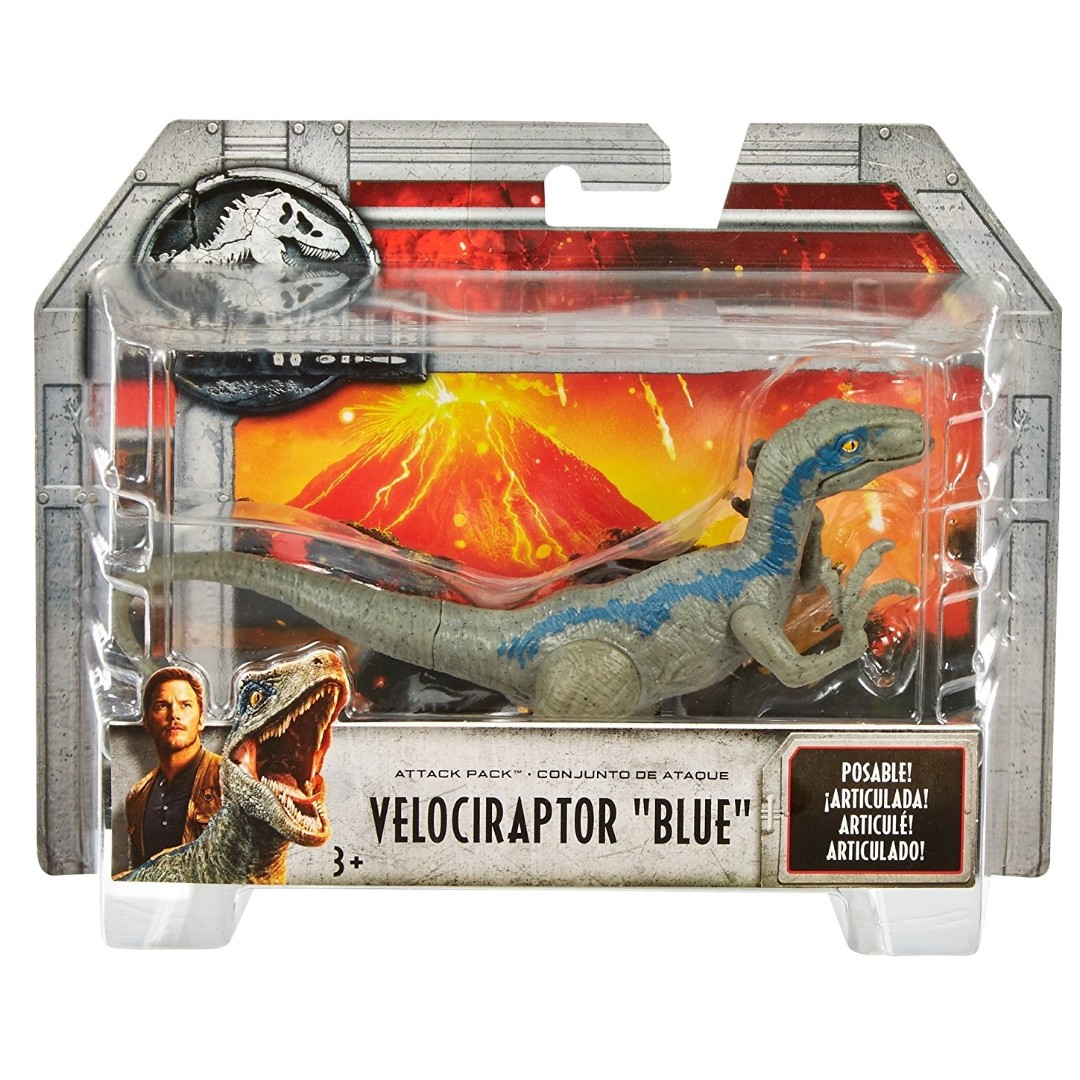 velociraptor blue action figure