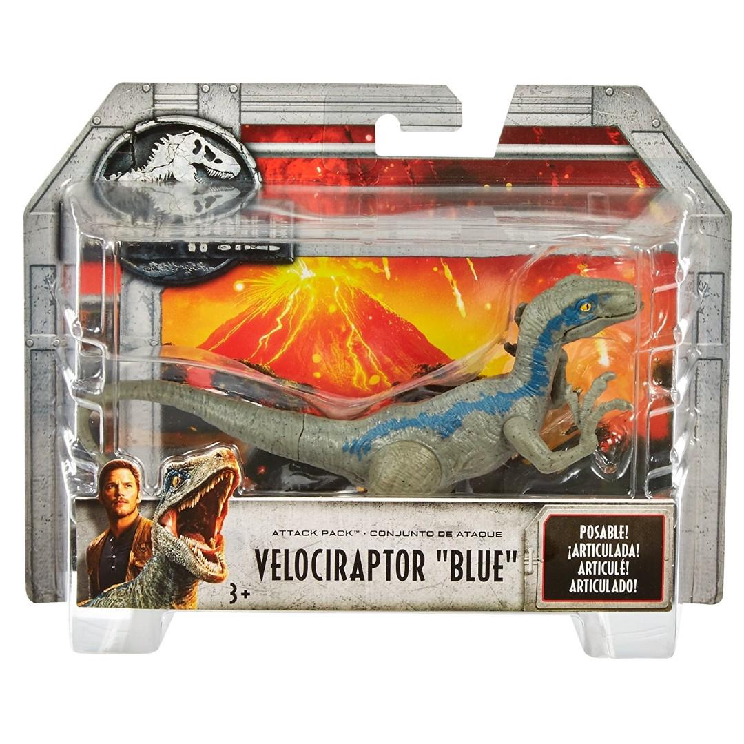 Mattel Jurassic World Fallen Kingdom Velociraptor Blue Toys Games Toys On Carousell