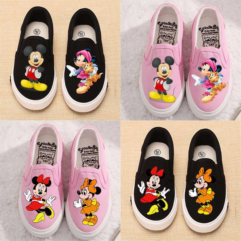 mickey canvas shoes