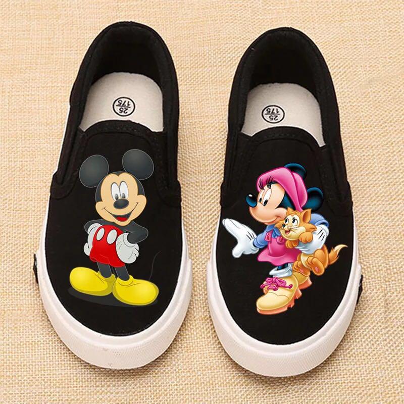 Mickey and Minnie Mouse Canvas Shoes 