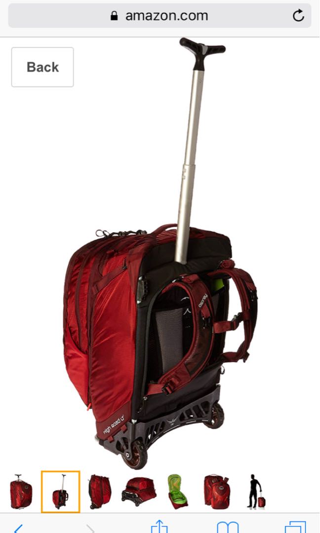 Osprey’s Ozone Convertible 50L/22" (detachable luggage, backpack, small