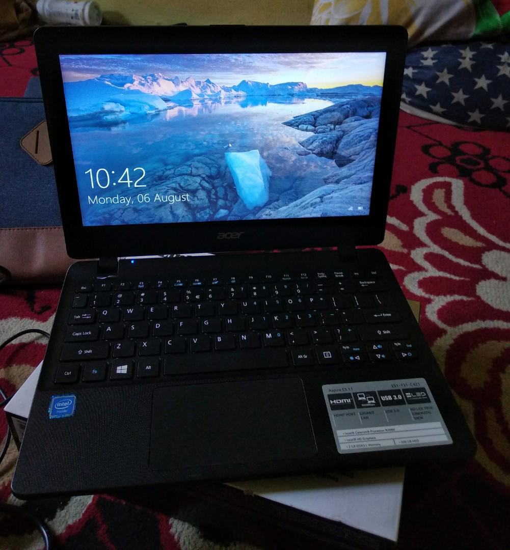 Paling Murah Laptop Acer Tipis Elektronik Komputer Desktop Di Carousell