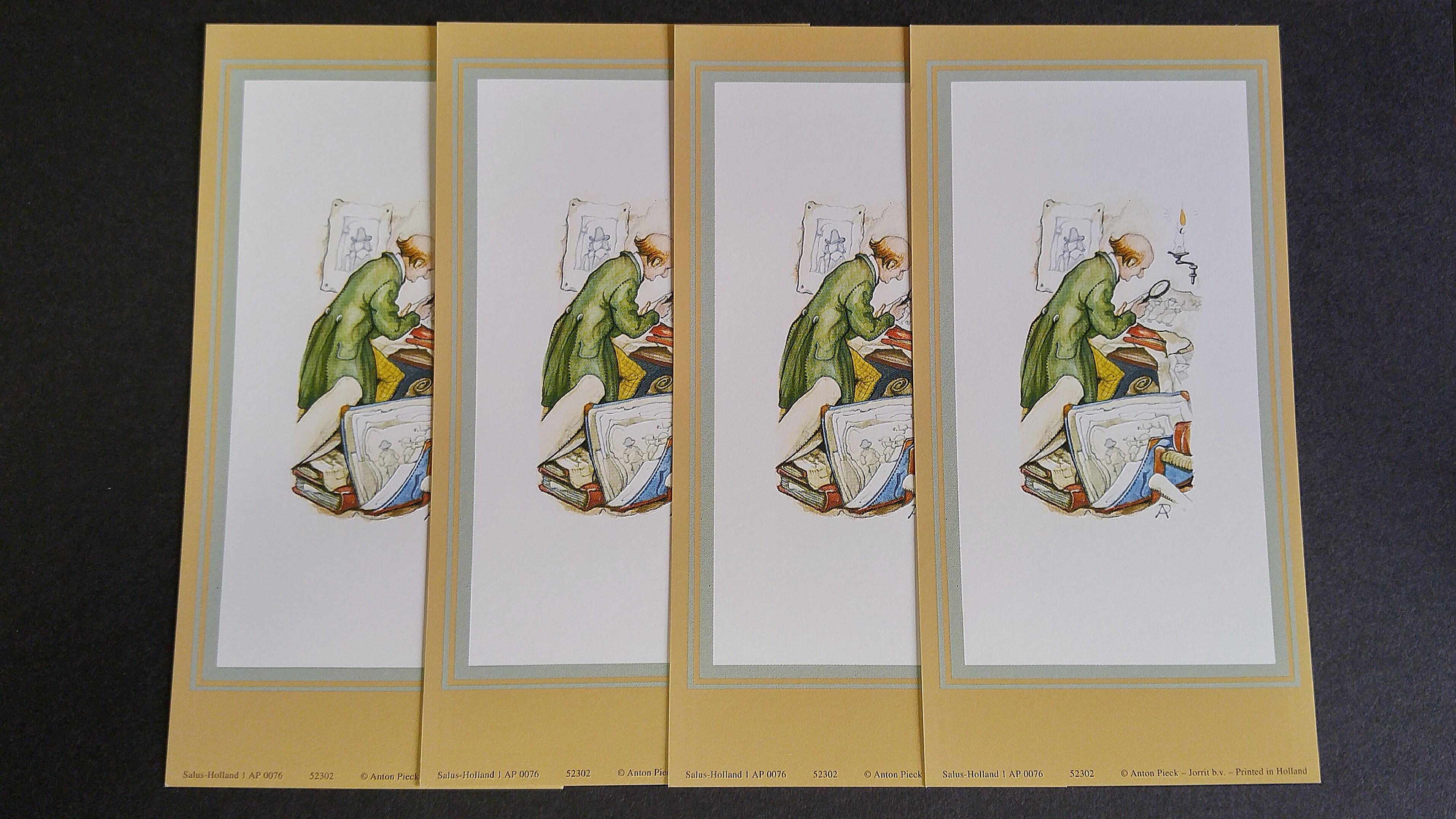 Paper Tole Prints Anton Pieck Ap0076 52302 Original With 3d
