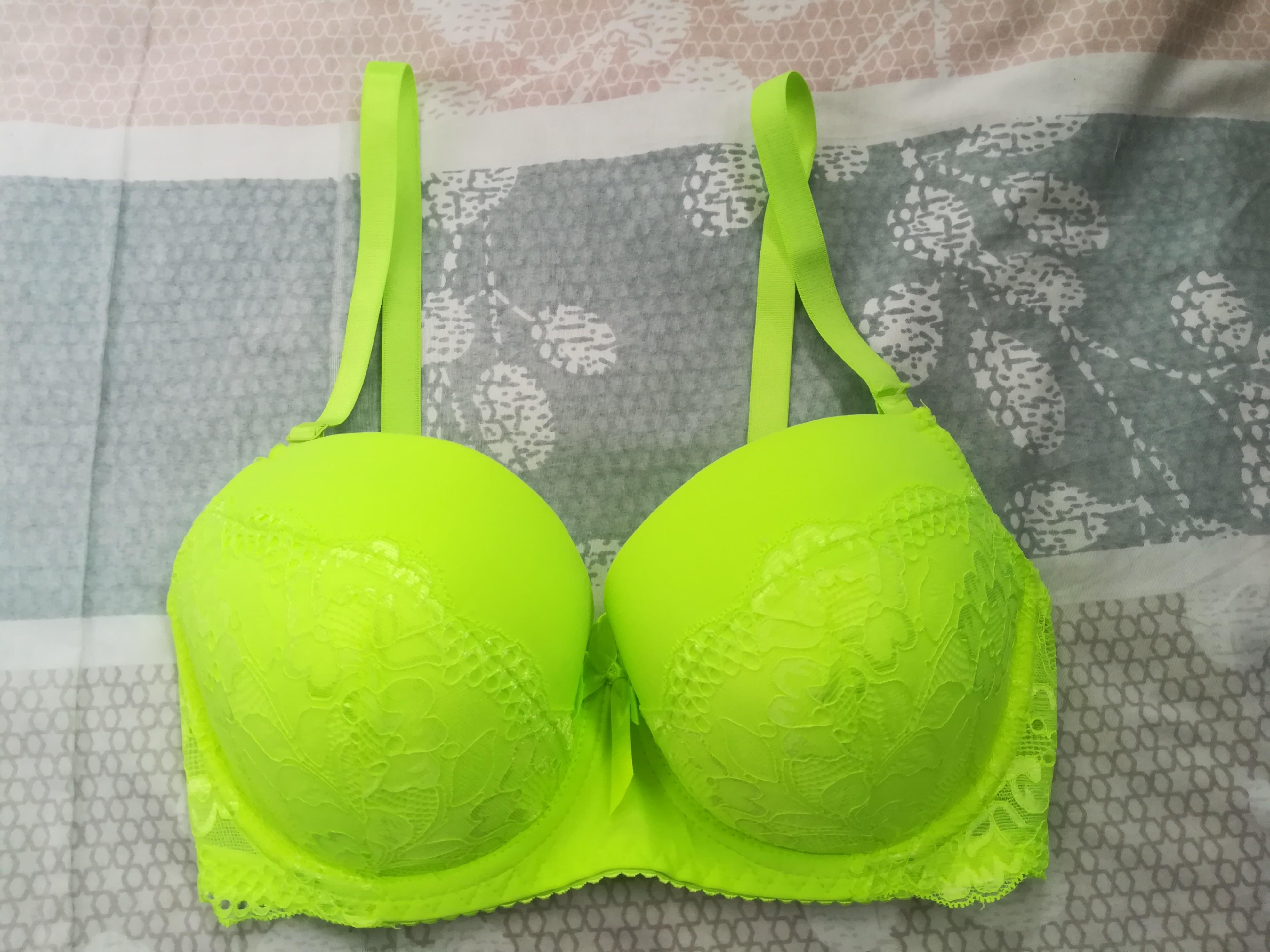 green bra set