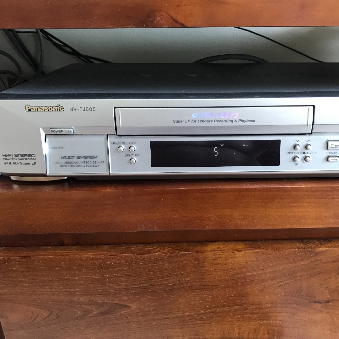 Rare Panasonic NVFJ605 6 Heads HiFi Stereo VCR For Sale SOLD