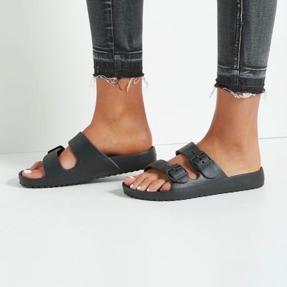 Gilmore double buckle new arrivals slide