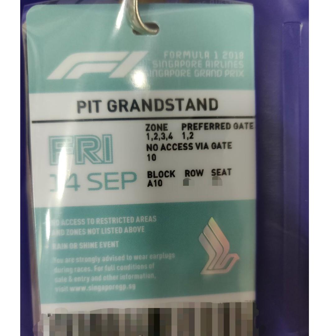 singapore grand prix tickets