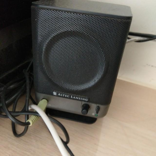 Speaker Altec Lansing 221, Audio, Soundbars, Speakers & Amplifiers on