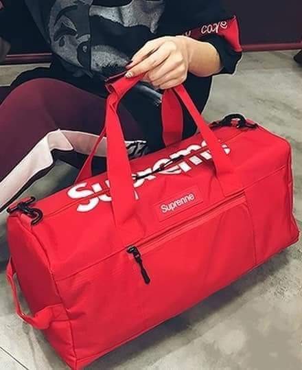 Supreme Travel Bag, Luxury, Bags & Wallets On Carousell