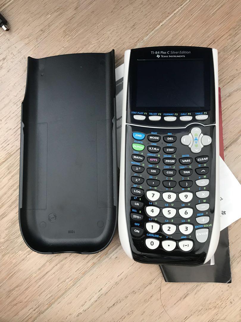 Texas Instruments TI-84 plus c silver edition graphing Computers & Tech, Office Business Technology on Carousell