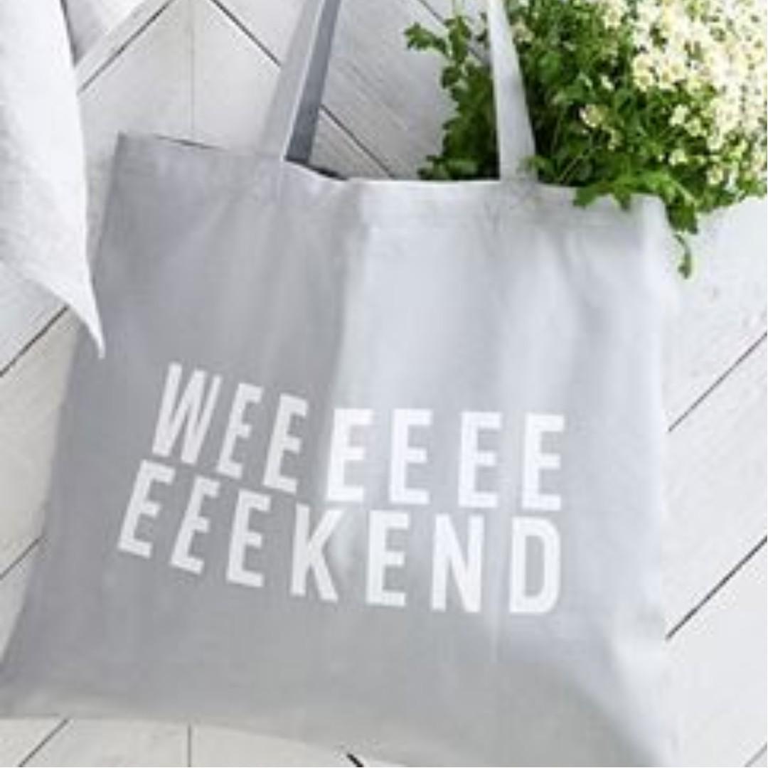 White company top shopper bag
