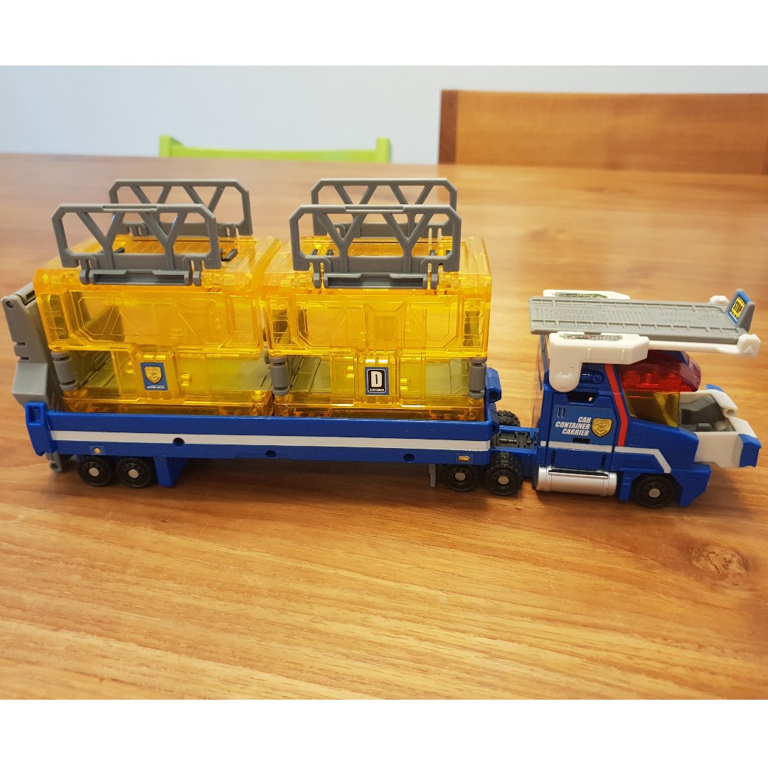 Get Wallpaper Tomica Hyper Blue Police Container Carrier Toys Games Bricks For Free