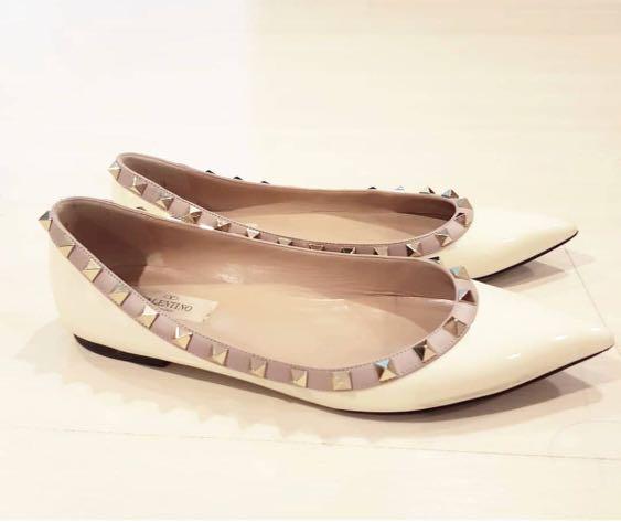 Valentino flats white on sale