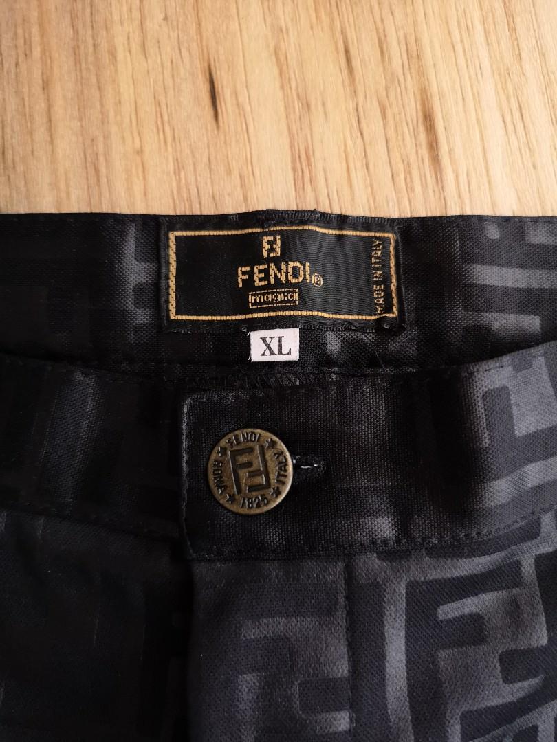 Vintage Fendi Zucca Logo Monogram Pant – Recess