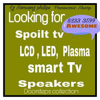 Buying back spoilt Tv
