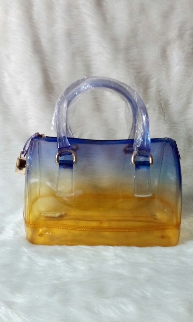 Jelly doctor bag speedy 25cm with padlock look like Furla Jelly bag High Quality