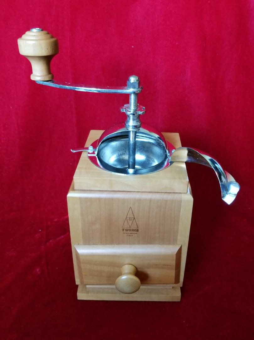 安心の海外正規品 6 ALESSI TWERGI コーヒーミル PEAR-WOOD A439