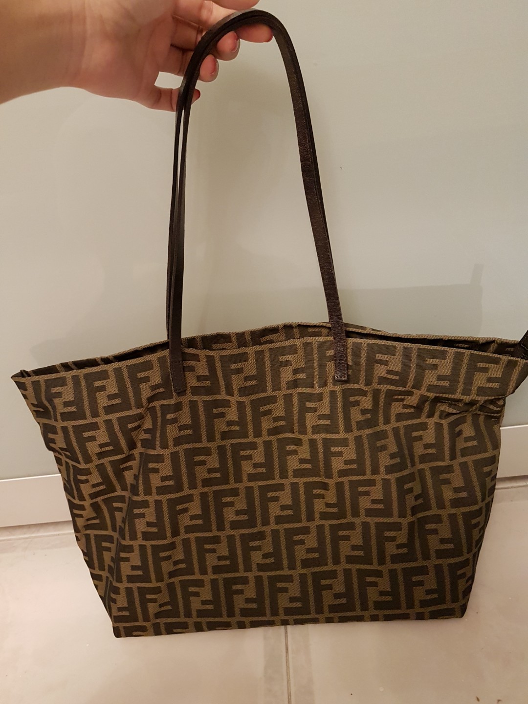 Authentic fendi tote bag, Luxury, Bags & Wallets, Handbags on Carousell