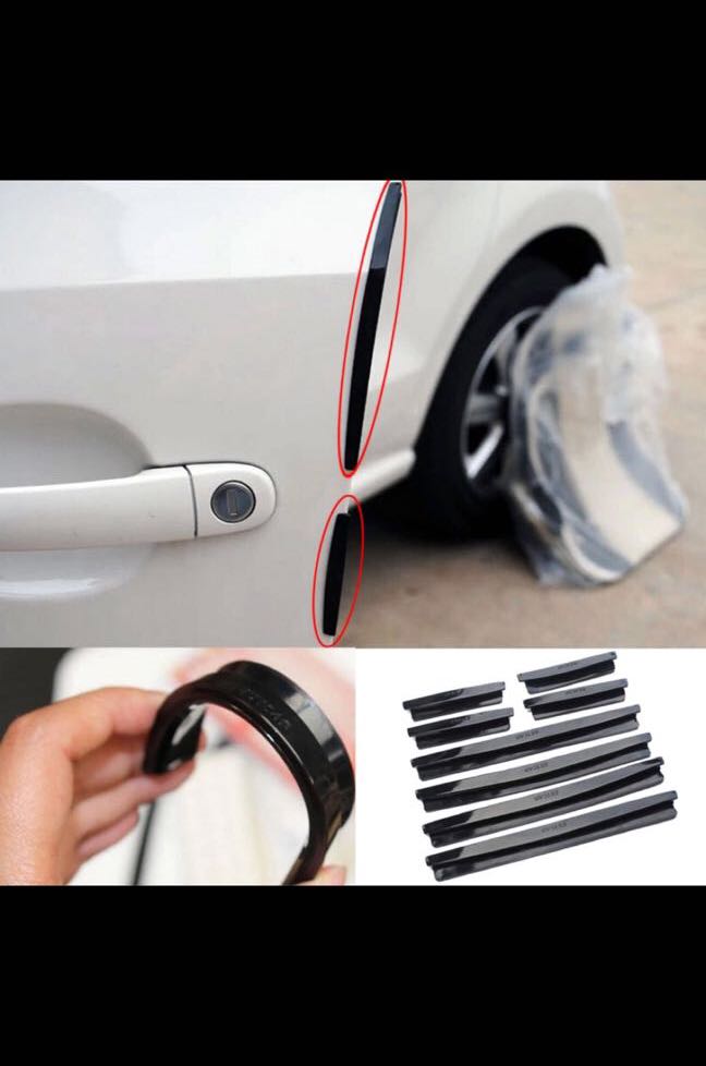 Auto Car Door Guard Edge Corner Bumper 8pcs Set Guards Buffer Trim Molding Protection Strip Scratch Protector Car Door Crash Bar Car Accessories Accessories On Carousell